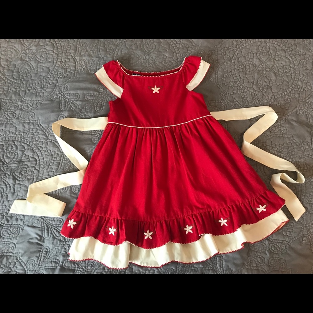 Well Dressed Wolf Poinsettia dress